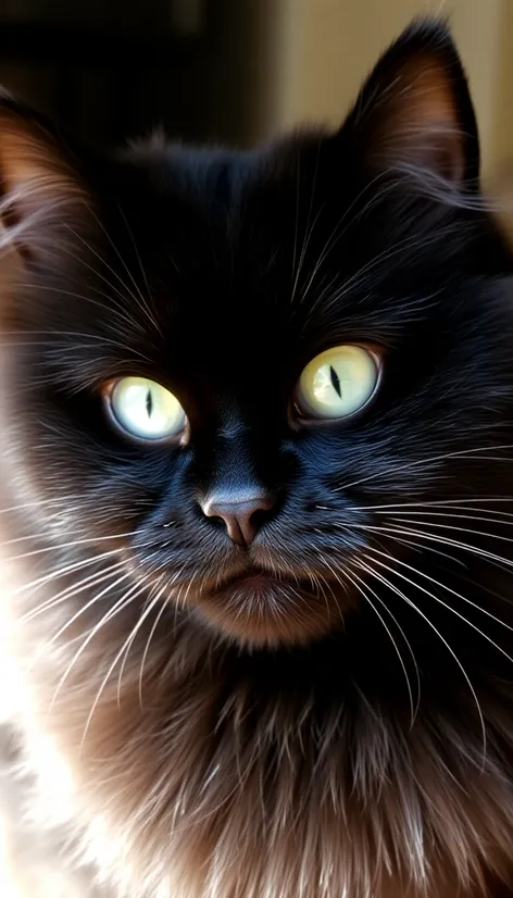 black persian cat