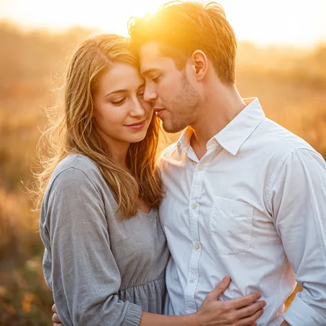 Couple kissing