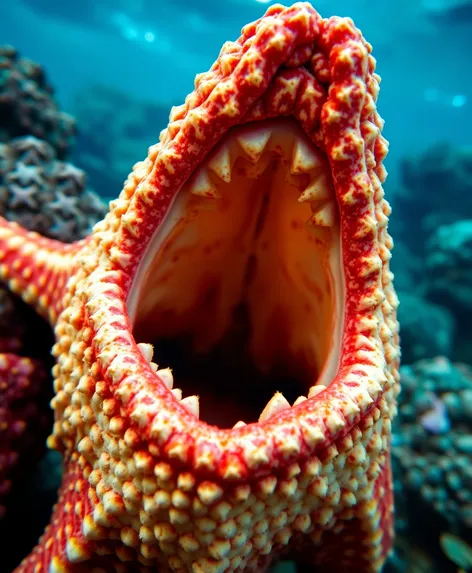 sea star mouth