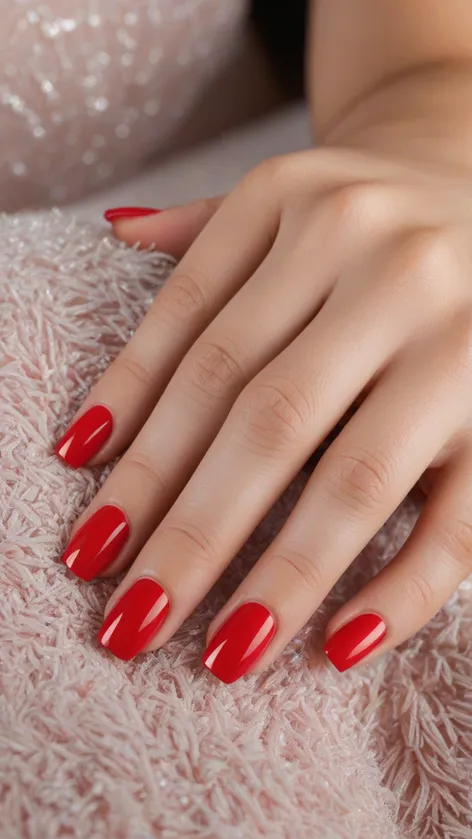 short red nails