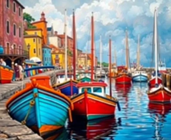 boats painting