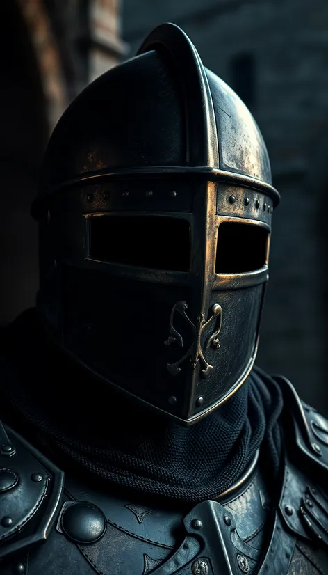 medieval knight helmet