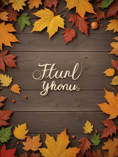 fall thank you