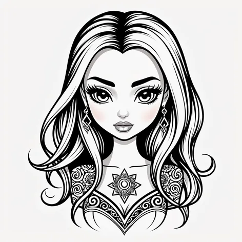 The bratz doll logo Image – Free AI Tattoo Generator | Makepix