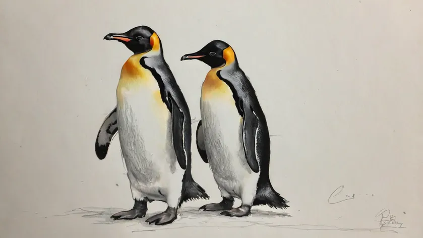 penguin sketch