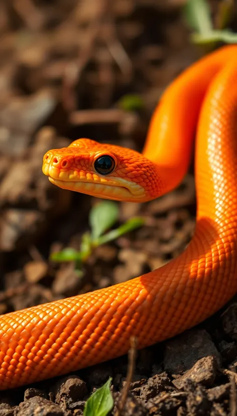 orange snake