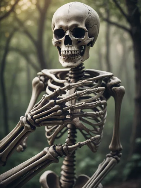 skeleton hand holding