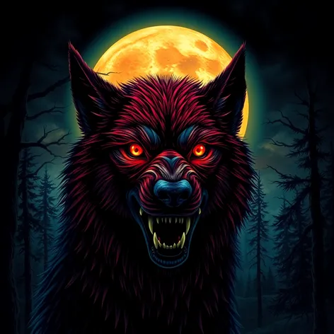 red eyed werewolf