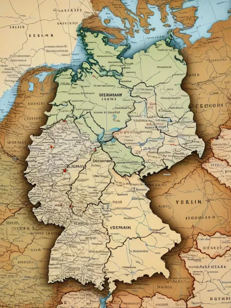 map of east germany