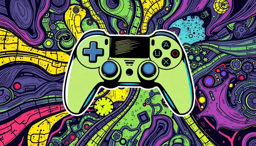 game controller drawing