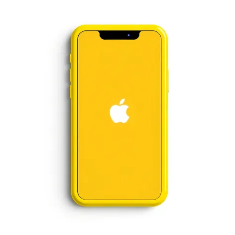 iphone battery yellow color