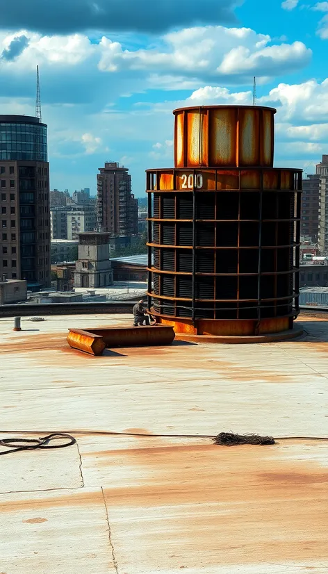 rooftop cooling tower coatings