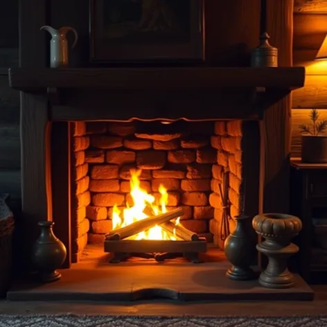 farmhouse fireplace