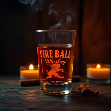 fireball whiskey candle