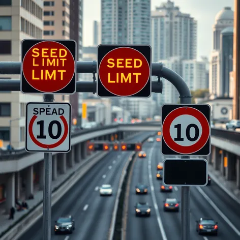 speed limit signs