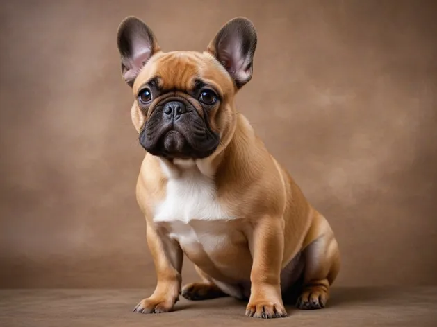 brown french bulldog