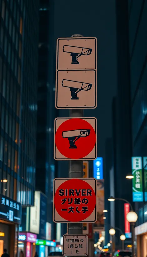 video surveillance signs