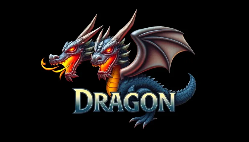 dragon logo 3d