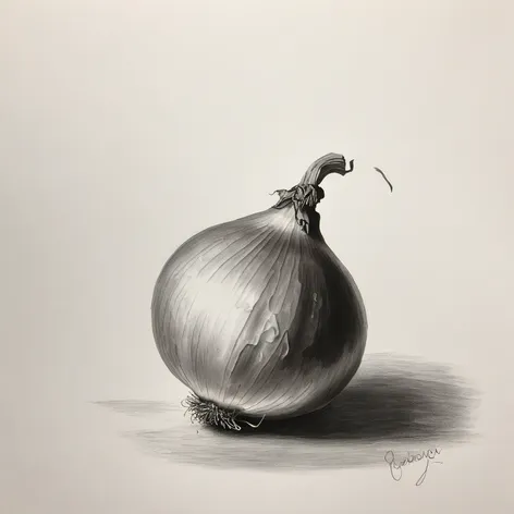 onion drawing