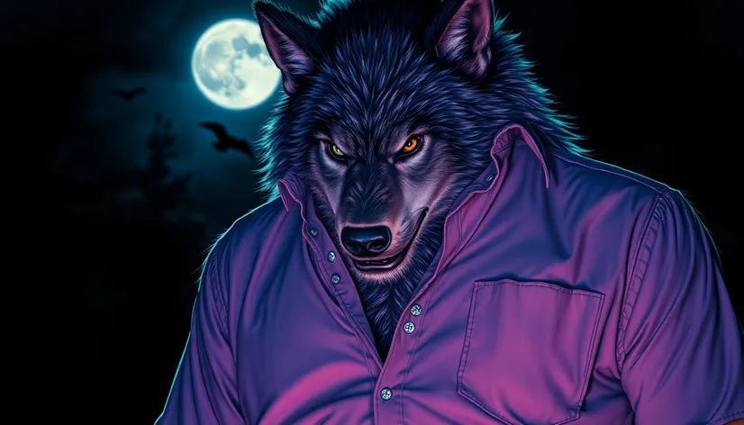 werewolf tearing shirt