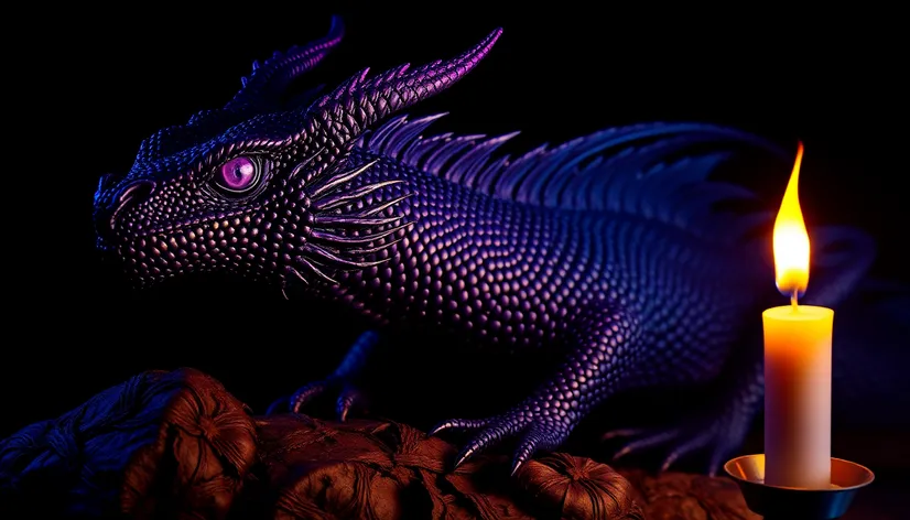 purple black dragon