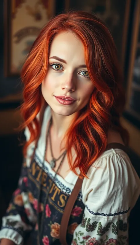 most beautiful redhead