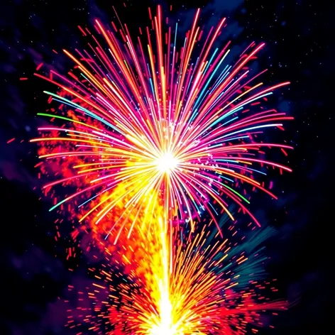 fireworks drawing