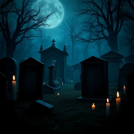 graveyard background