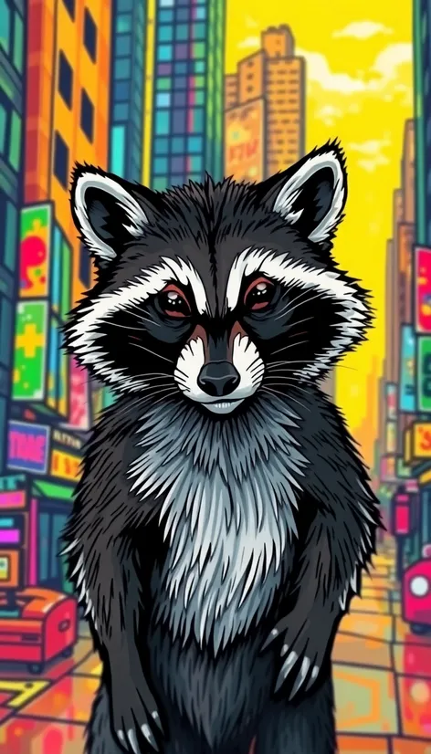 humanoid raccoon