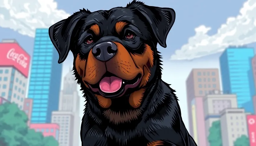 anime rottweiler