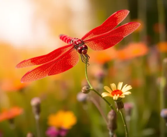 red dragonfly