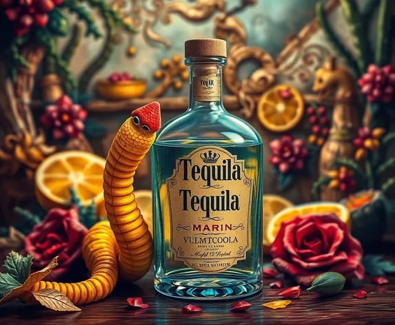 tequila with worm