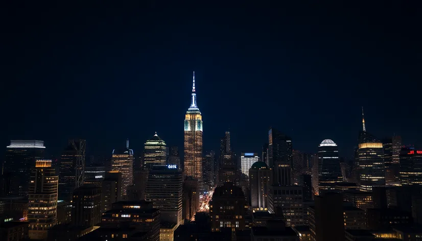 skyline nyc silhouette