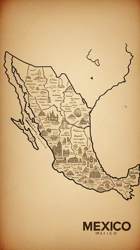mexico outline