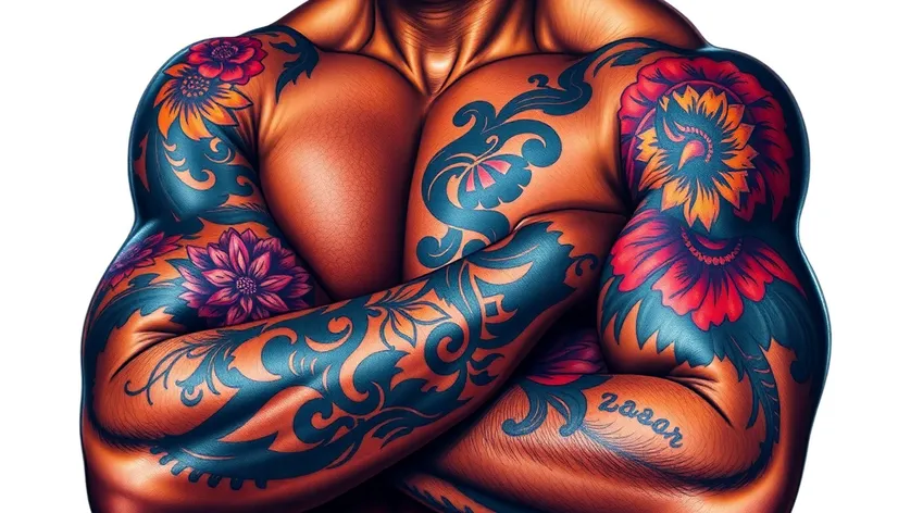 male arm tattoos