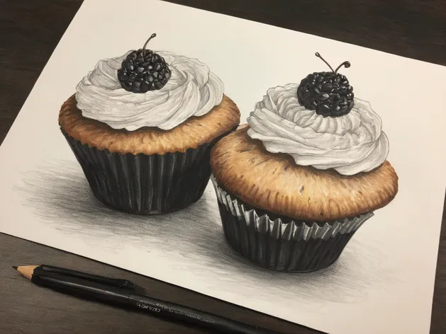 cupcake drawing