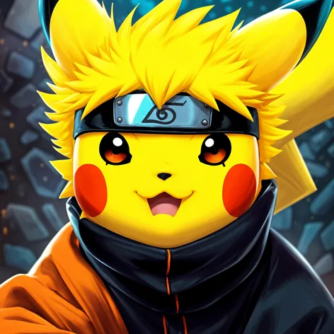 pikachu merged with naruto