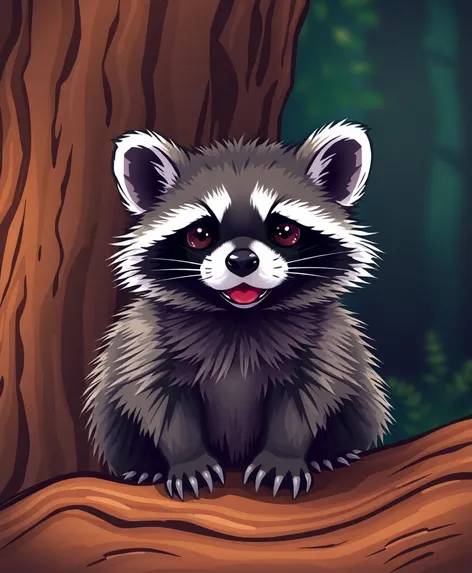 racoon clip art