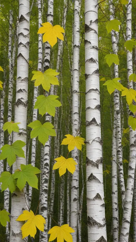 birch leaves