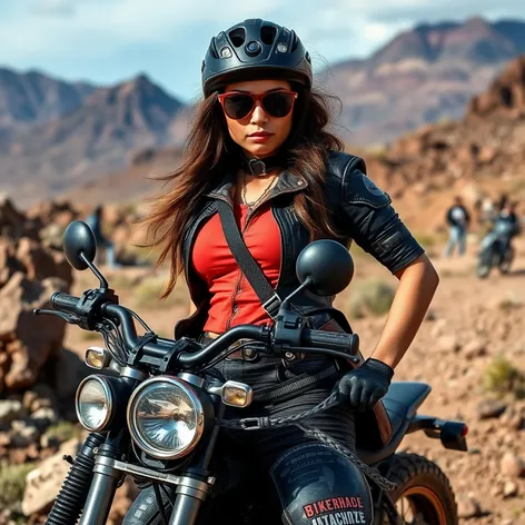 lesbian biker