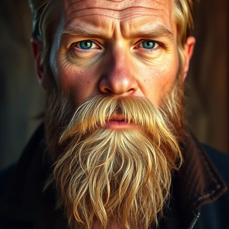 blonde beard