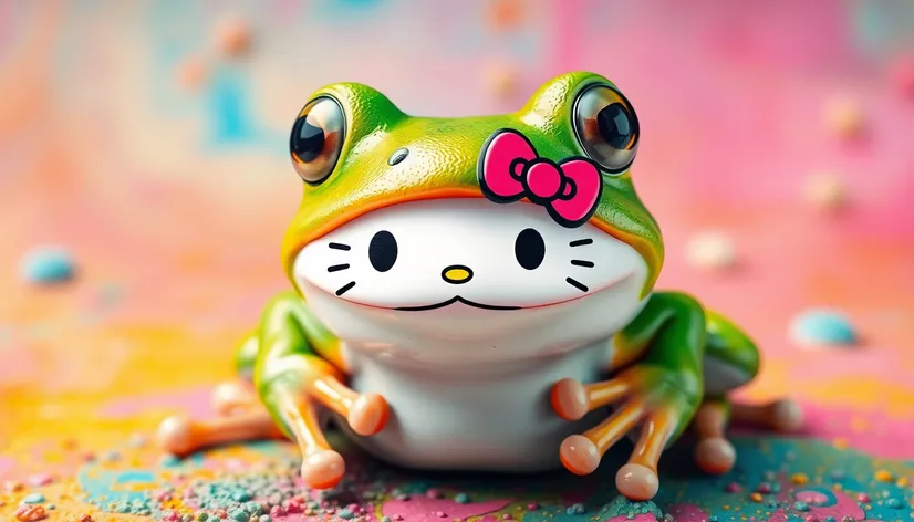 hello kitty frog