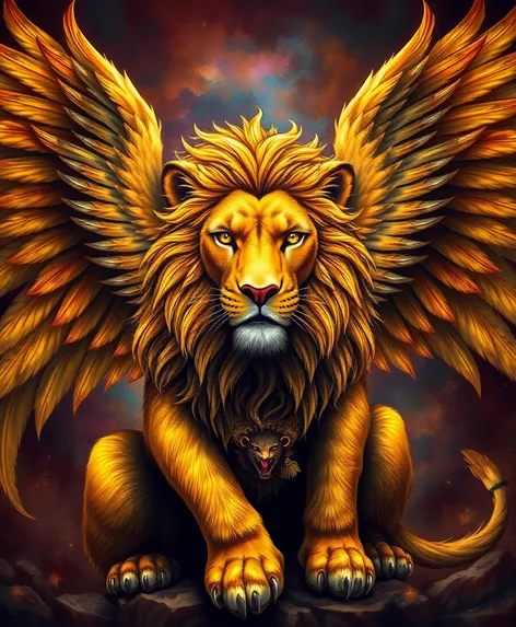 mythology lion with wings