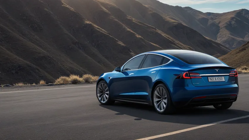 blue tesla