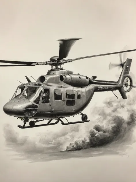 helicopter drawing