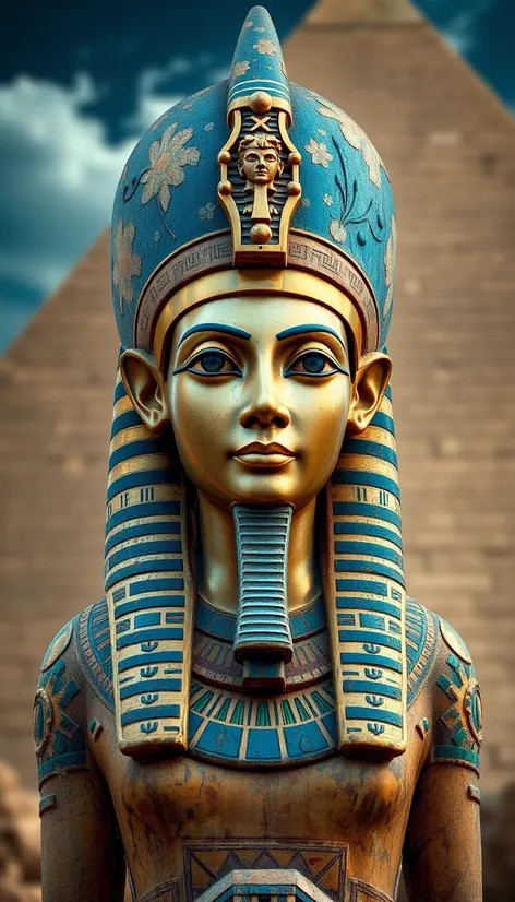 egyptian statue of a