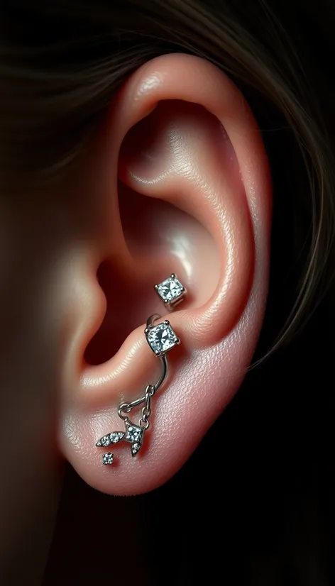 rook ear piercing