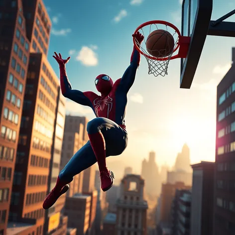 spider man dunking