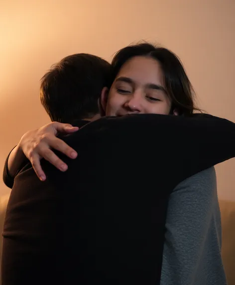 squeezing hardcore hug