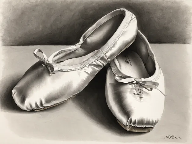 pointe shoes drawing